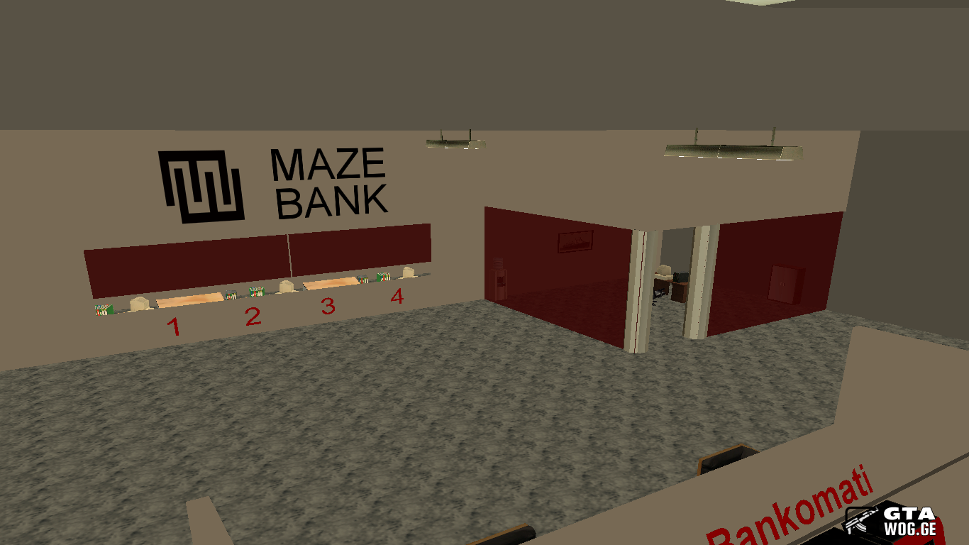 Maze Bank - ინტერიერი