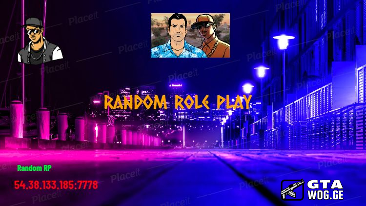 [SA GTA] Random Role Play Official V2.0 !! {Low/Medium PC}