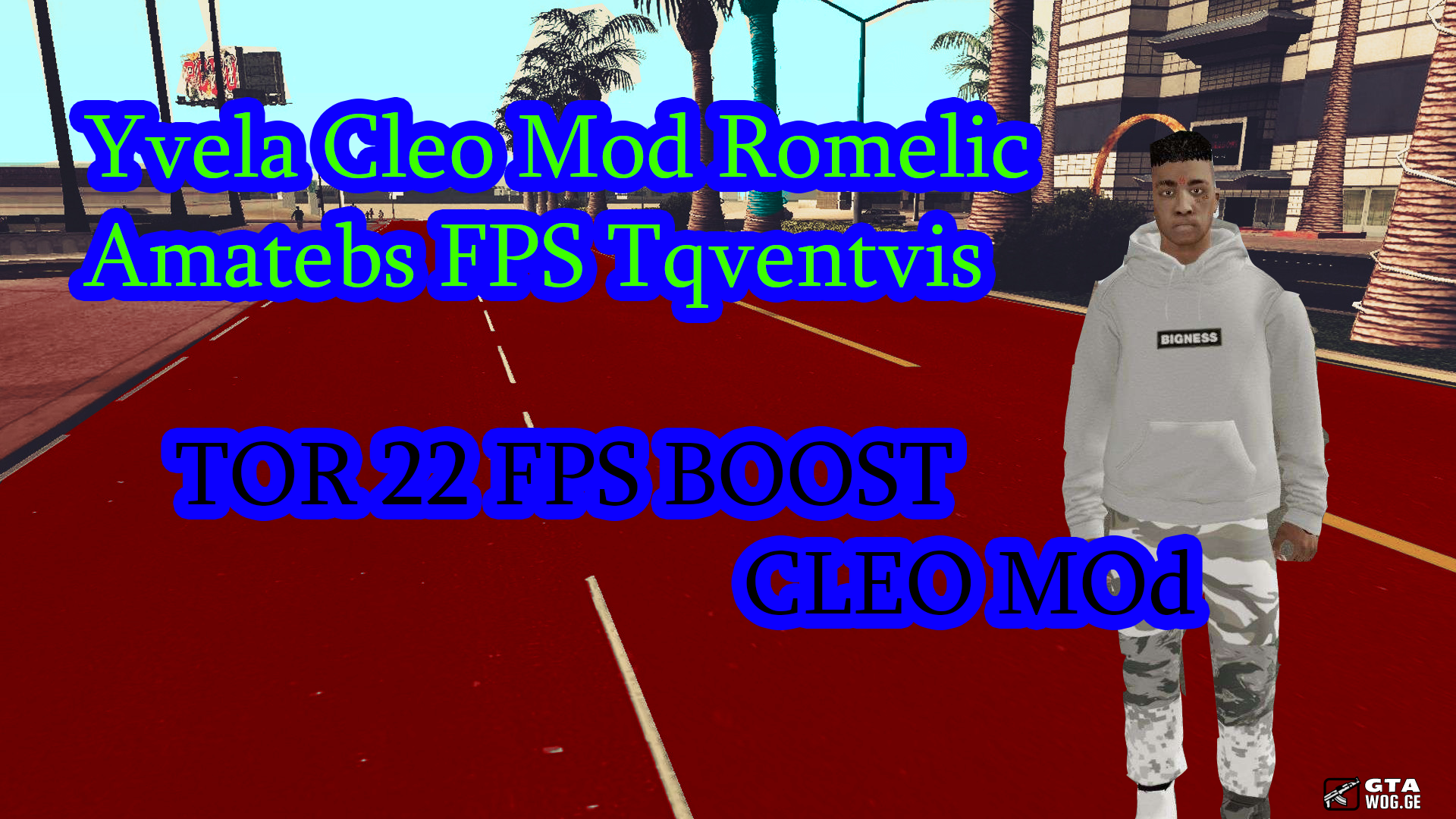 23 CLEO Mod Romelic Mogimatebt Sul Cota 30 FPS